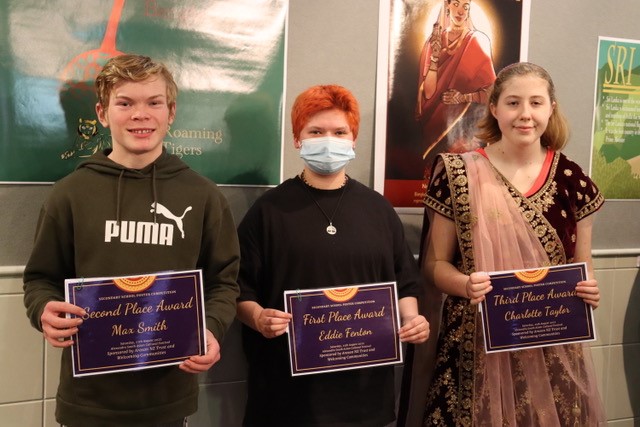 The festival attracted young artists who took part in a poster competition.